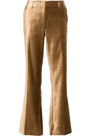 FORTE FORTE Velvet straight trousers