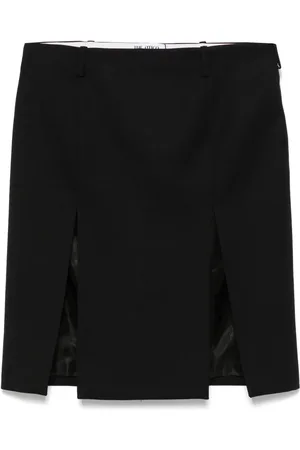 The Attico Virgin wool midi skirt