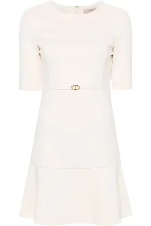 Twin-Set Oval-T waist strap mini dress