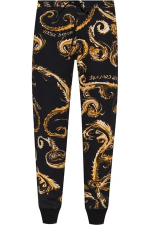 VERSACE Logo print track pants