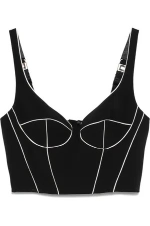 Elisabetta Franchi Contrasting corset top