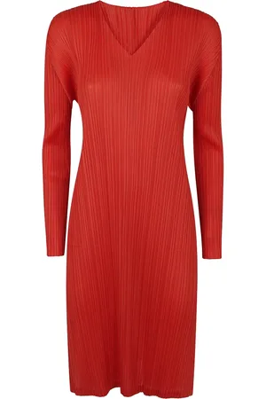 PLEATS PLEASE ISSEY MIYAKE Monthly Colors: February midi dress