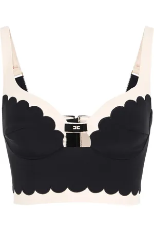Elisabetta Franchi Logo-patch top