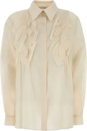 Alberta Ferretti Appliqu??-detail cotton shirt