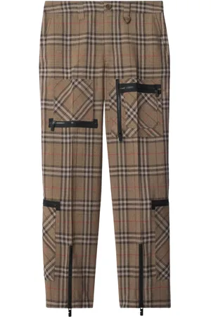 Burberry Check Cargo trousers