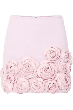 Elisabetta Franchi Flower-detailing mini skirt