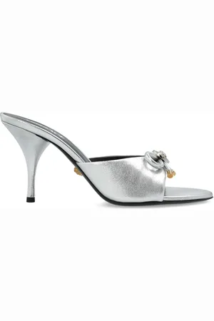 VERSACE 85mm leather sandals