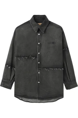 Maison Margiela Numbers-embroidered shirt