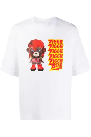 Neil Barrett Ziggie bear print cotton T-shirt