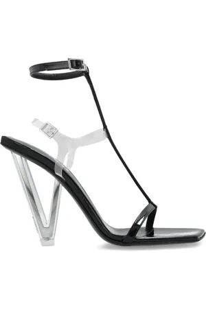 VERSACE 105mm leather sandals