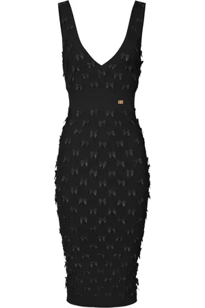 Elisabetta Franchi Bow-detailing midi dress