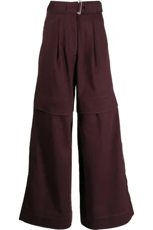Sa Su Phi Layered-effect wide-leg trousers