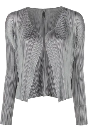 PLEATS PLEASE ISSEY MIYAKE Basics pleated cardigan