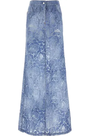ERMANNO SCERVINO Devor??-effect maxi skirt