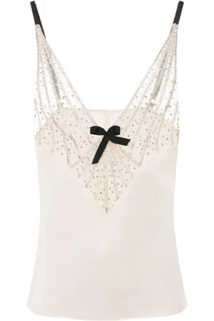Elisabetta Franchi Crystal-embellished top