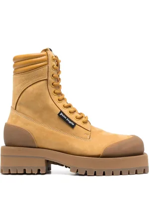 Palm Angels Square-toe combat boots