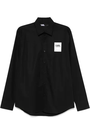 Karl Lagerfeld Logo-patch shirt