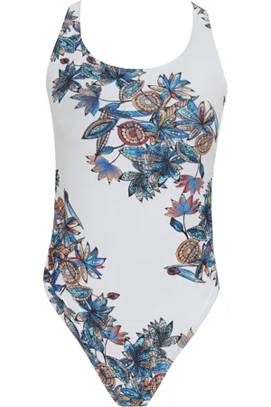 AMIR SLAMA Floral-print swimsuit