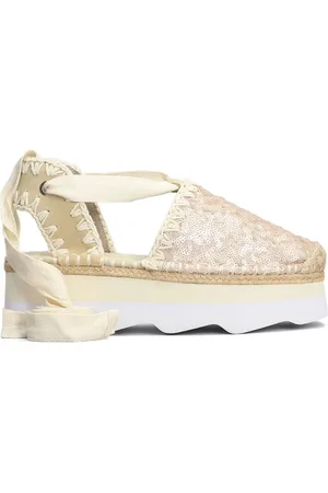 Mou Sequin-embellished espadrilles