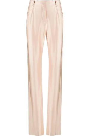 ALEXANDRE VAUTHIER High-waisted satin trousers