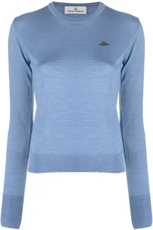 Vivienne Westwood Orb-embroidery fine-knit jumper