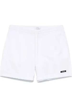 Calvin Klein Logo-patch swim shorts