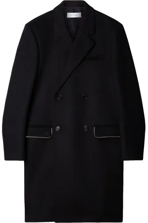 OFF-WHITE Zip-detail virgin wool coat