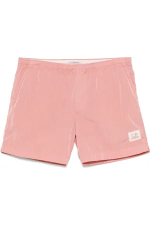 C.P. Company Logo-patch swim shorts