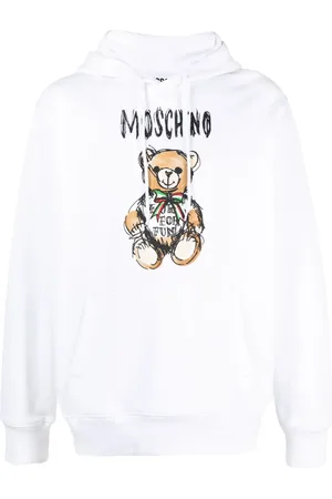 Moschino Teddy-Bear cotton hoodie