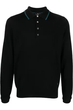 Paul Smith Logo-embroidered merino polo shirt