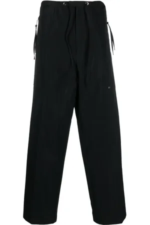 Fendi Logo-patch wide-leg trousers