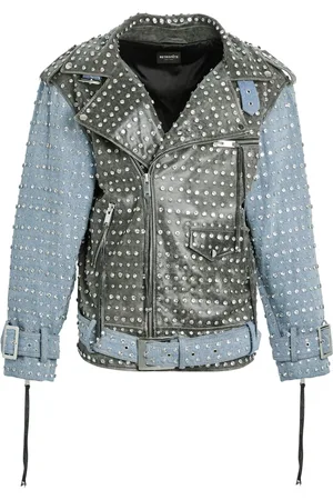 Retrofete Rebel rhinestone denim jacket