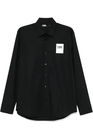 Karl Lagerfeld Logo-patch shirt