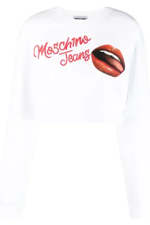 Moschino Logo-print cotton sweatshirt
