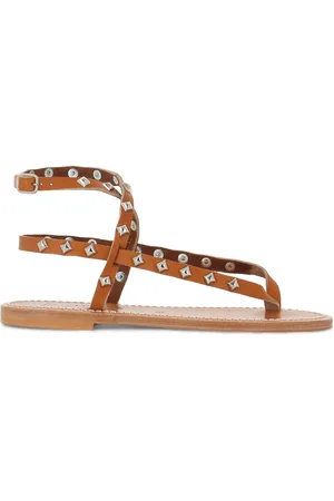 K jacques Deltapyr studded flat sandals