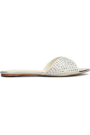 CARRANO Rhinestone-embellished flat sandals
