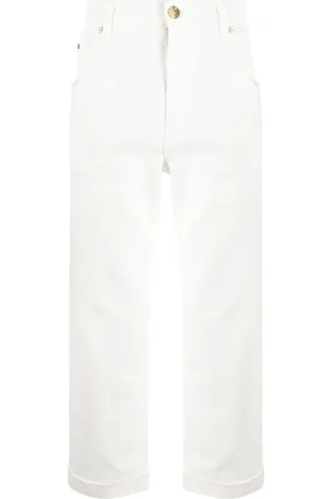 Etro Tonal-embroidered cotton trousers
