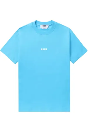 Msgm Logo-print cotton t-shirt