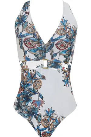 AMIR SLAMA Floral-print swimsuit