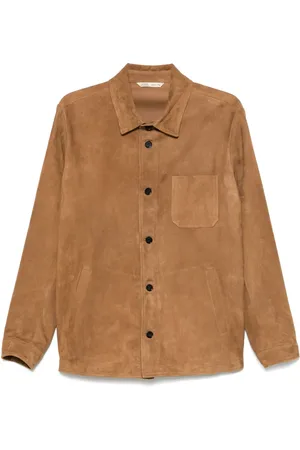 MAURIZIO BALDASSARI Suede overshirt