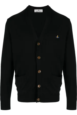 Vivienne Westwood Orb logo-embroidered knitted cardigan