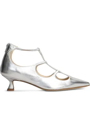 ANNA F. 50mm leather pumps