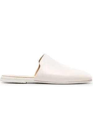MARSÈLL Square-shape leather mules