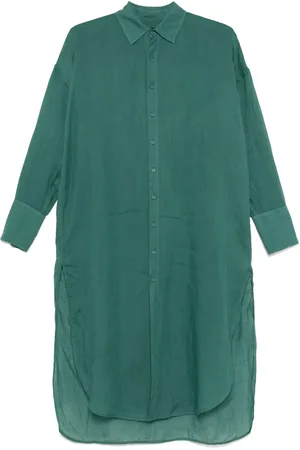FISICO Classic-collar midi dress