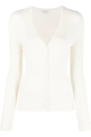 Lanvin Ribbed V-neck cardigan
