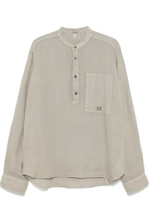C.P. Company Linen long-sleeve shirt