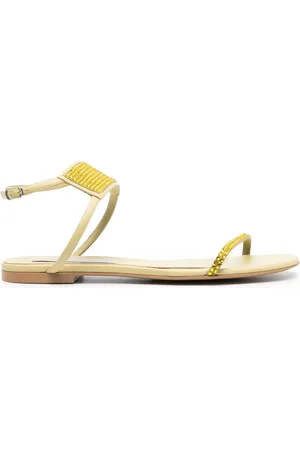 Stella McCartney Crystal-embellished flat sandals