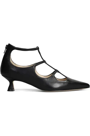 ANNA F. 50mm leather pumps