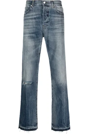 DEPARTMENT 5 Stonewashed straight-leg trousers