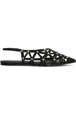 CARRANO Rhinestone-embellished ballerina shoes